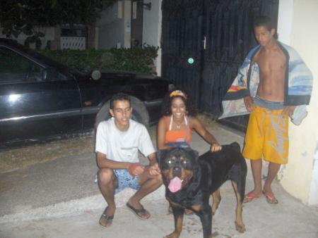 c ma soeurette, mon couzin et 3az din ac son chien  TAYZEN